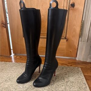 Christian Louboutin Black Heeled Boots